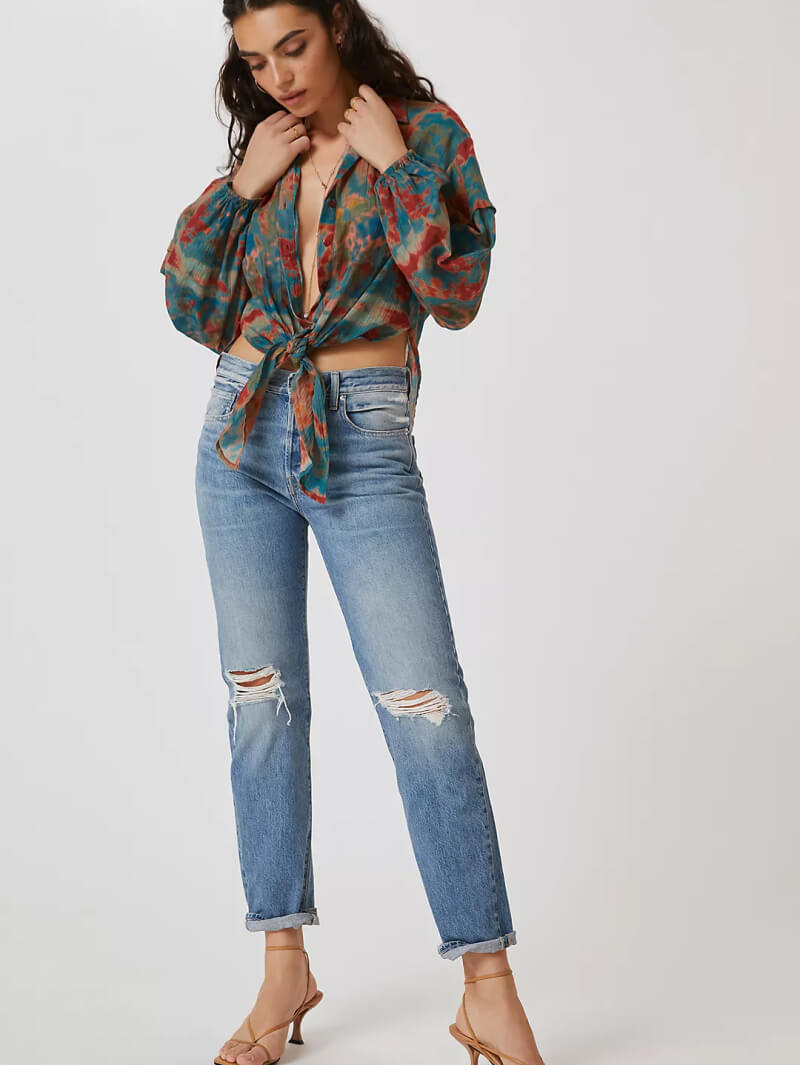 Cashmere V Insert Sweat - Image 5